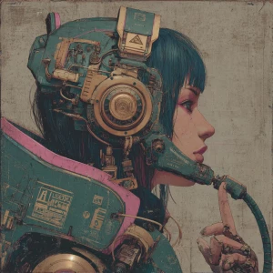 Scan for analogies cyberpunk style