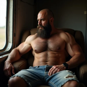 Trucker who isnaikeandhairy musclebody that is showing off on th...