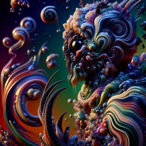 Fan art of a alien resembles taylor swiftt, transforming into a...