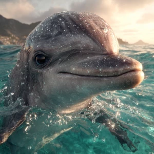 ((score_9_up, score_8_up, score_7_up)),
baby dolphin calf,
juven...