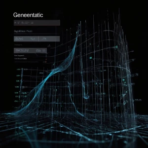 design a black background with graphics motion (math)