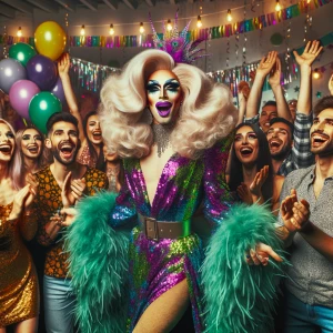 Drag queen birthday party