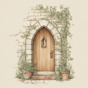 Print-ready junk journal page, A4 portrait full-bleed (approx. 2...