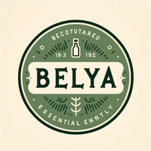 Genera logo con la palabra BelYa Delicious vintage minimalista e...