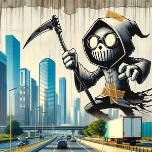 Pico de fortnite estilo guadaña con un calcetín viejo y unas gaf...