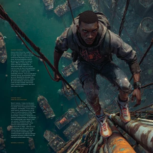 "A highly agile and fit Nigerian male character in his late 20s...