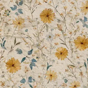 flat printable background paper, farmhouse-inspired botanical de...