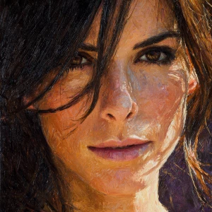 Close up of Sandra Bullock