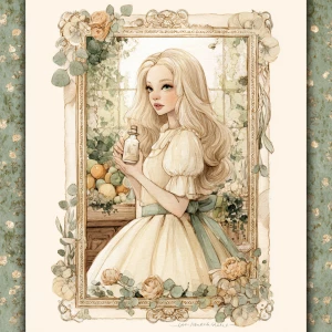 Print-ready junk journal page, A4 portrait full-bleed (≈2480×350...