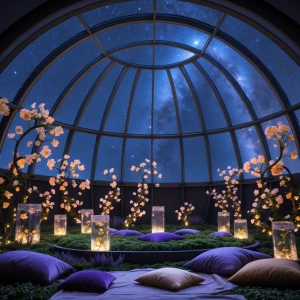 Floraglass Observatory: Beneath a sweeping dome of flawless glas...