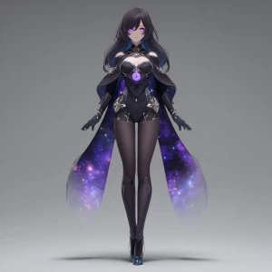 A 3D Genshin Impact–style fantasy female character inspired by C...