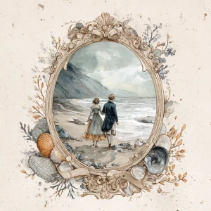 Print-ready junk journal page, A4 portrait full-bleed (≈2480×350...