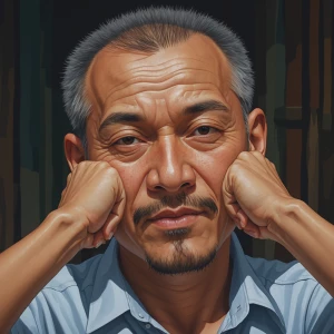 Hati ini masih memanggil namamu, meski pintumu telah tertutup ra...