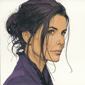 Sandra Bullock by moebius