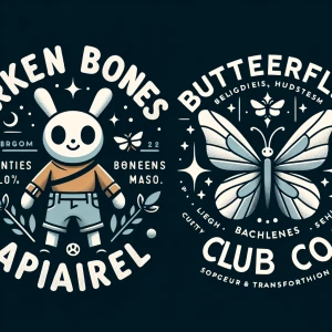 Broken Bones
         And
   ButterFlies
Apparel Club...