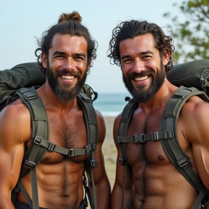 Generate a description of twin brothers named Carlos and Ramón,...