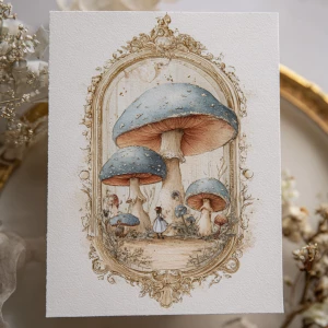 Print-ready junk journal page, A4 portrait full-bleed (≈2480×350...