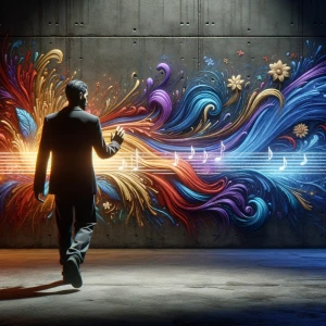 A cinematic, semi-realistic wide 16:9 YouTube banner scene. A lo...