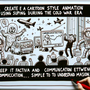 Create a stop motion video using whiteboard drawings in a cartoo...