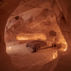 Bedroom 5 – Pink Salt Cavern: A hidden refuge sculpted from livi...