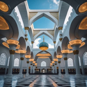 I want a mosque whose total capacity is over 6 millions and look...
