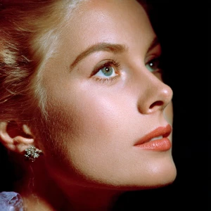 Close up of Grace Kelly