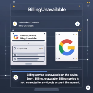 PlatformException(BillingUnavailable, The Billing service is una...