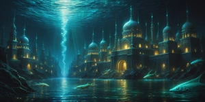 Beneath the shimmering surface lies an unearthly underworld city...