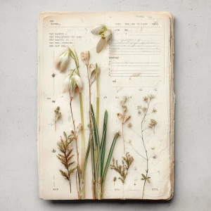 PROMPT 1 — FIRST DAY OF SPRING, THRESHOLD JOURNAL PAGE (NO TEXT)...