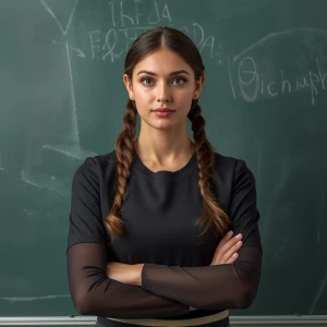 A hot teacher