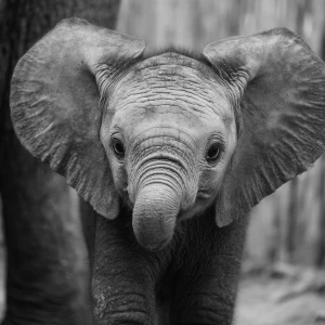 Baby African elephant