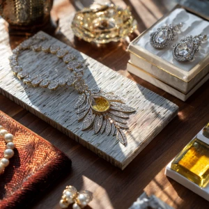 Create a visually captivating flat lay display featuring one pie...