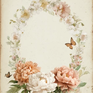 Print-ready junk journal page, A4 portrait full-bleed (≈2480×350...