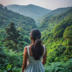 Good afternoon ki forest hill ki hd photo banao with my photo