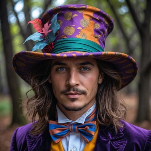 Mad hatter hat customize only the hat no face image on the hat j...