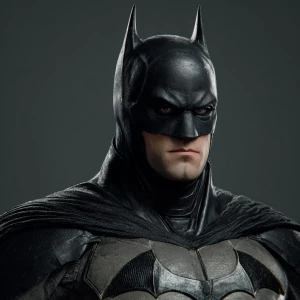 Batman character based on my photo