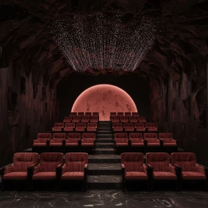 Step into The Obsidian Bloom theater: Imagine being enveloped in...