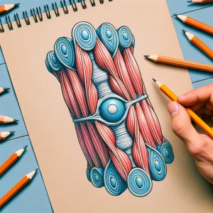 quiero que el estilo de creación del sarcómero sea como si estuv...