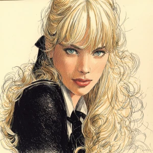 Daryl Hannah by milo manara