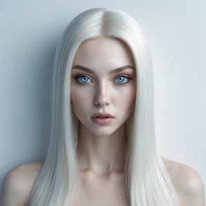 Genera está imagen: Full-body portrait of a young woman characte...