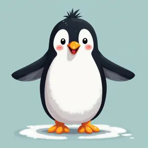 cute penguin