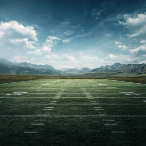. Make a background a football field