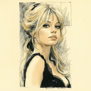 Brigitte bardot by milo manara