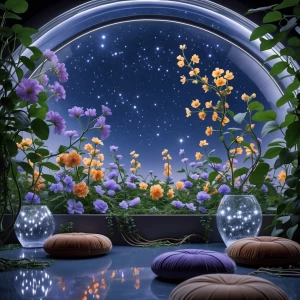 In the Floraglass Observatory, a flawless glass dome reveals the...