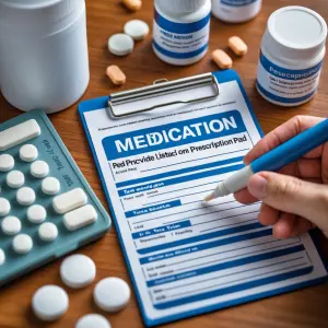 provide medication listed on the prescription pad
