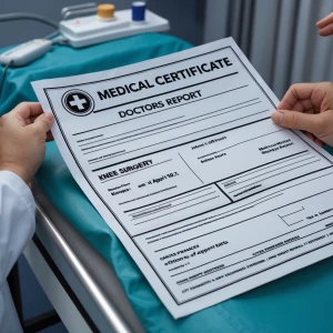 I want to create a medical certificate and a doctors report abou...