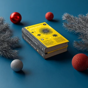 create book cover in modern minimalist style with bold typograph...