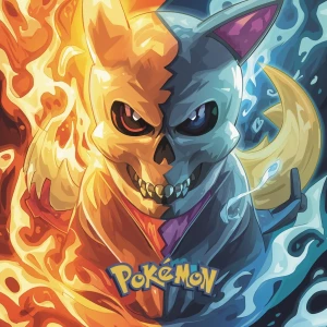 Illustrate a new Pokémon Full Art card featuring Charmander tran...