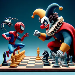 spiderman gegen joker lege trick film