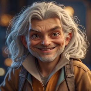 encore plus coquin avec un sourire un peu malicieux